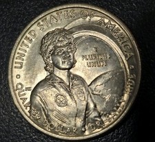 2022 P Washington Quarter Sally Ride Strong Comet Tail Die Gouge Error Raw 25c