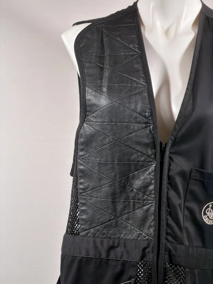 Beretta Mesh Shooting/Hunting Vest Mens Large Black Right-Handed Padded - Image 3 of 4