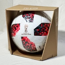 Balón Oficial Adidas Copa Mundial de la FIFA 2018 Rusia Telstar Fútbol Con CAJA NUEVO