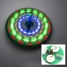 ISolderStore Soldering Project Soldering Practice Kit LED Rotating Desk Gyros...