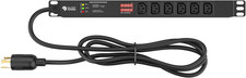 Rack Mount Power Strip - 240V 30A Single Phase PDU with Built-In Surge Protector