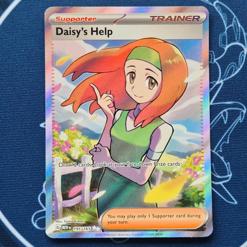 Pokemon - Daisy's Help 195/165 - Set 151 - Carta Full Art Ultra Rara – Singola