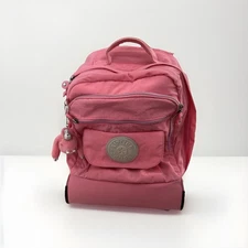 Kipling Wheeled Rolling Backpack Carry On School Backpack Or luggage Pink (USED)