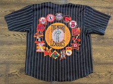 Negro Leagues Baseball Jersey w/ Embroidered Team Patches - Men's 2XL