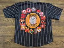 Negro Leagues Baseball Jersey w/ Embroidered Team Patches - Men's 2XL