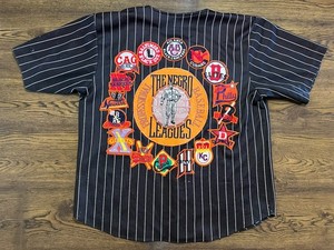 Negro Leagues Baseball Jersey w/ Embroidered Team Patches - Men's 2XL