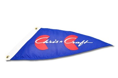 Chris Craft boat burgee pennant flag - cruisers Nylon 1960's forward