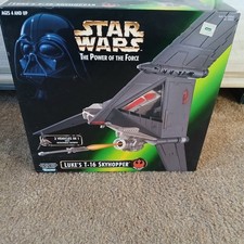 Star Wars Power of the Force Luke's T-16 Skyhopper SEALED AMES STICKER READ