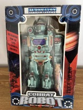 Vintage Combat Robot Battery Operated Boxed New Untested Space Toy Rare