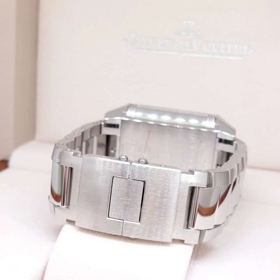 Jaeger Lecoultre 35mm X 50mm White Dial Reverso Squadra Hometime REF: 230.8.77 - Image 4 of 4