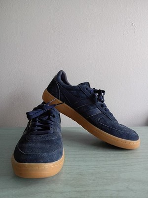 Gola Herren-Sneaker ''HAWK 86'' Navy Gum Blue US Sz 10.5/EU 43.5 Suede Low Tops
