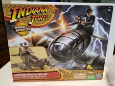 Indiana Jones Worlds of Adventure Doctor Jurgen Voller with Plane Action Figure