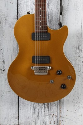 Vox 2010's SSC-33 Gold Top Single Cut Electric Guitar with Hardshell Case