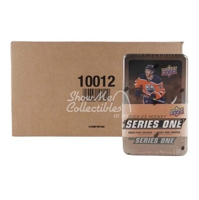 2022-23 Upper Deck Series 1 Hockey Tin 12 Box CASE