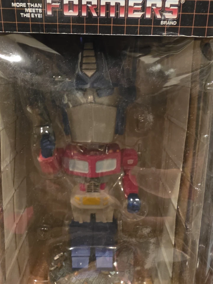Cabezas bobbles Transformers Head Knocker Optimus Prime y Megatron vintage NECA 2002 Foto 3 de 4