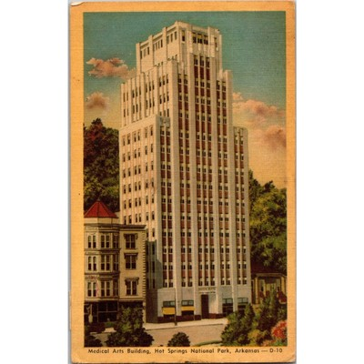 #ad Medical Arts Building Hot Springs National Park AR Postcard PC38 $2.99