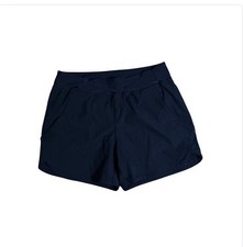 Lands  End Navy Swim Shorts Size 10 Quick Dry Lined Beach Pool Resort EUC