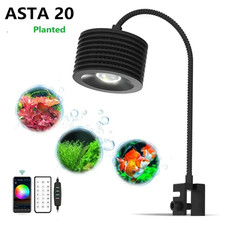 LED Aquarium Light, Planted Tank Light 4 Channels Remote Control 6500K for Fresh