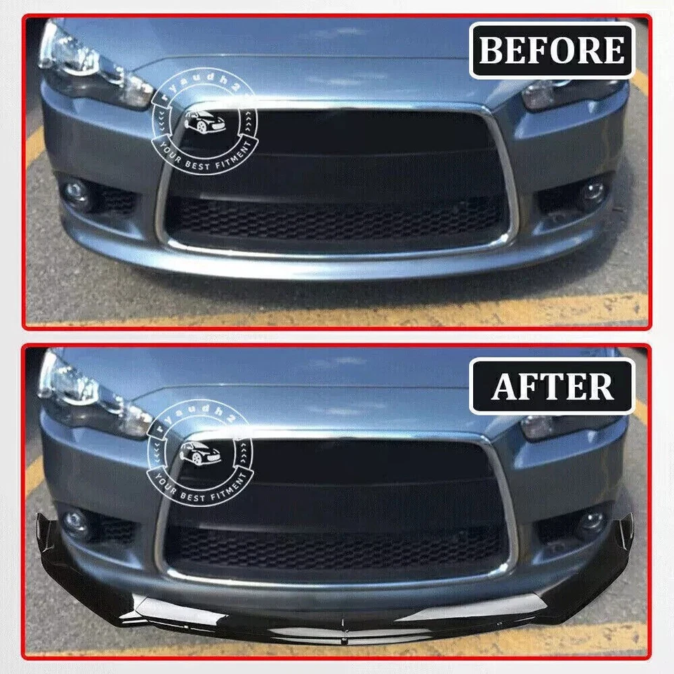 For MG MG3 MG5 MG6 Front Bumper Lip Lower Splitter & Side Skirt Spoiler Diffuser - image 2 of 4