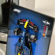 LEGO Red Bull Formula 1 42206 F1 Display Frame Wall Mount Storage FREE FAST SHIP