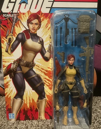 Hasbro G.I. Joe Classified Series - Retro Scarlett 6" Action Figure *NEW*