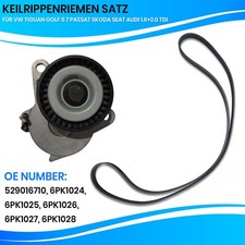 KEILRIPPENRIEMEN + SPANNER FÜR AUDI A3 8L SEAT SKODA VW GOLF 4 T5 SHARAN 1.6-2.0