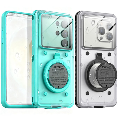 Universal Self-Check Snorkel Diving Waterproof Phone Case Cover Pouch Dry Bag
