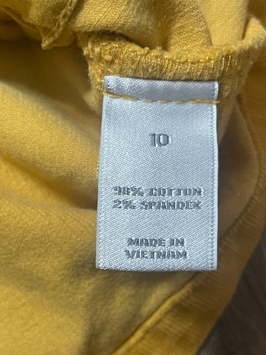Fashion Bug Jacket, Women's Size 10, Yellow, Button Up, Corduroy - Picture 9 of 11