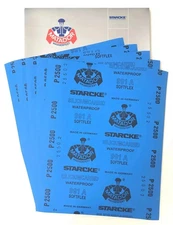 Matador Abrasive Wet or Dry Sandpaper 30 Sheet 2500 Grit 9"x11" Silicon Carbide