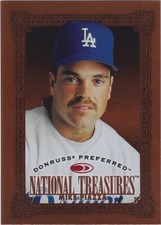 1997 Donruss National Treasures Mike Piazza Los Angeles Dodgers