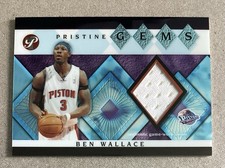 2003-04 Topps Pristine - Gems Relics #GEM-BW BEN WALLACE - Detroit Pistons