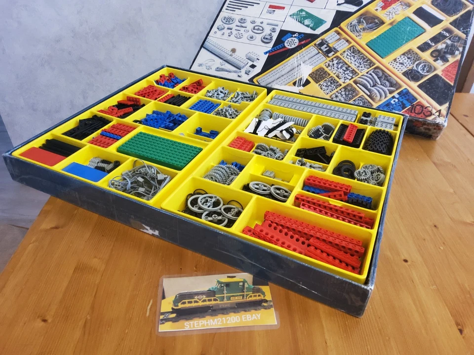 lego 1034 set éducation et dacta technic 4,5 v resource set boite vintage - Photo 2/4