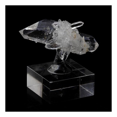 Minerals And Gemstones. Double Terminated Quartz. 47.82 Ct. La Gardette Mine, B