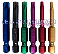 GRK Fasteners 2” TORX Bits (2/pk) (Choose T-10 thru T-40) Star NEW