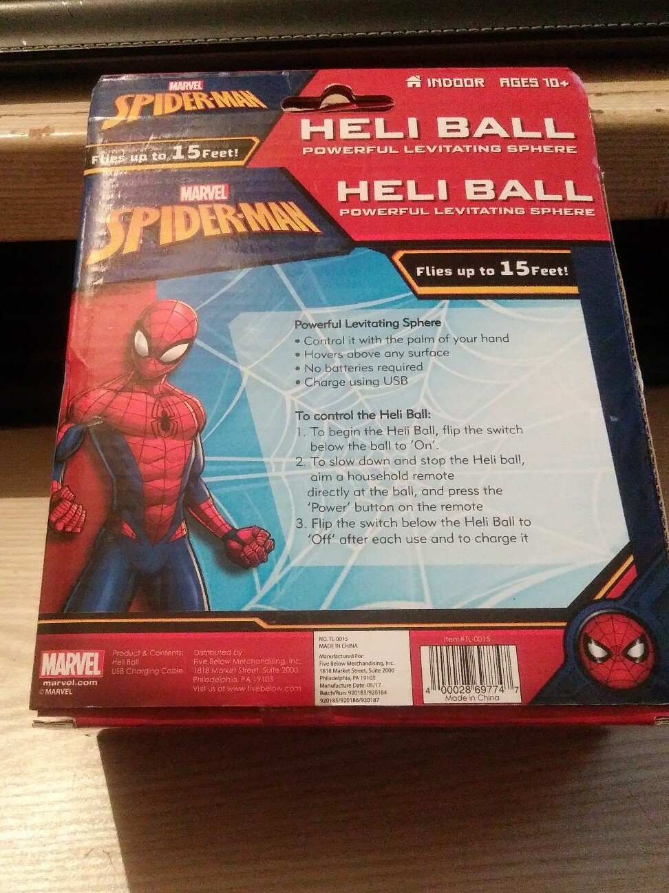 spiderman heli ball