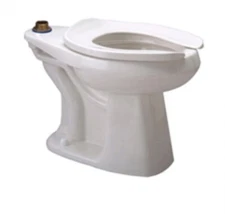 ZURN Floor Bowl 1.1-1.6 Gpf, 1.1 gpf, Siphon Jet, Floor Mount Mount Z5665-BWL1