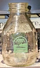Vintage Cedar Summit Farm Dairy New Prague MN Pint Glass Milk Cream Bottle