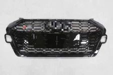 Black Grille RS4 Style Honeycomb Grill Fit For Audi B9.5 A4 2020 2021 Standard