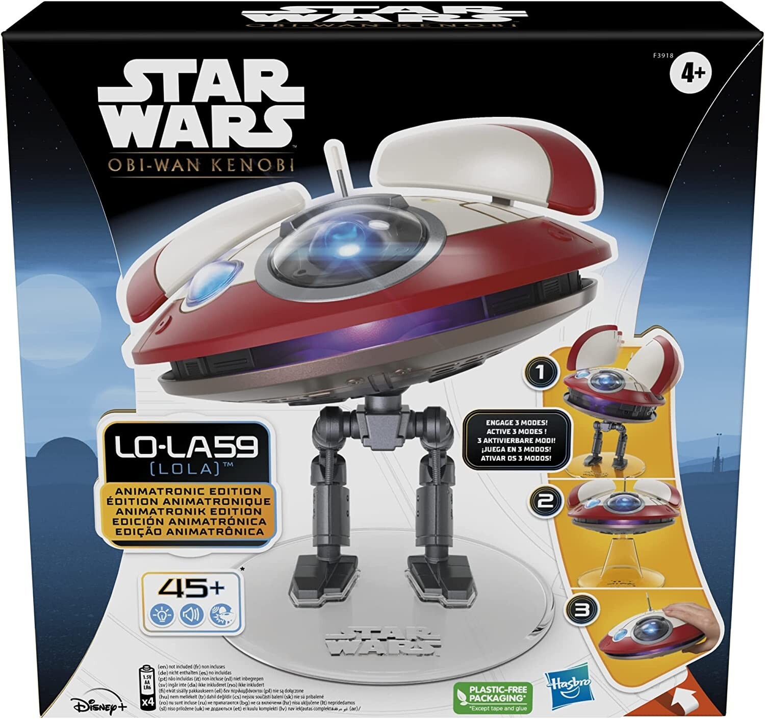 Star Wars L0-LA59 (Lola) Animatronic Edition, Obi-Wan Kenobi Series-Inspired Toy