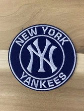 NEW YORK YANKEES IRON ON EMBROIDERED PATCH 3” MLB BASEBALL