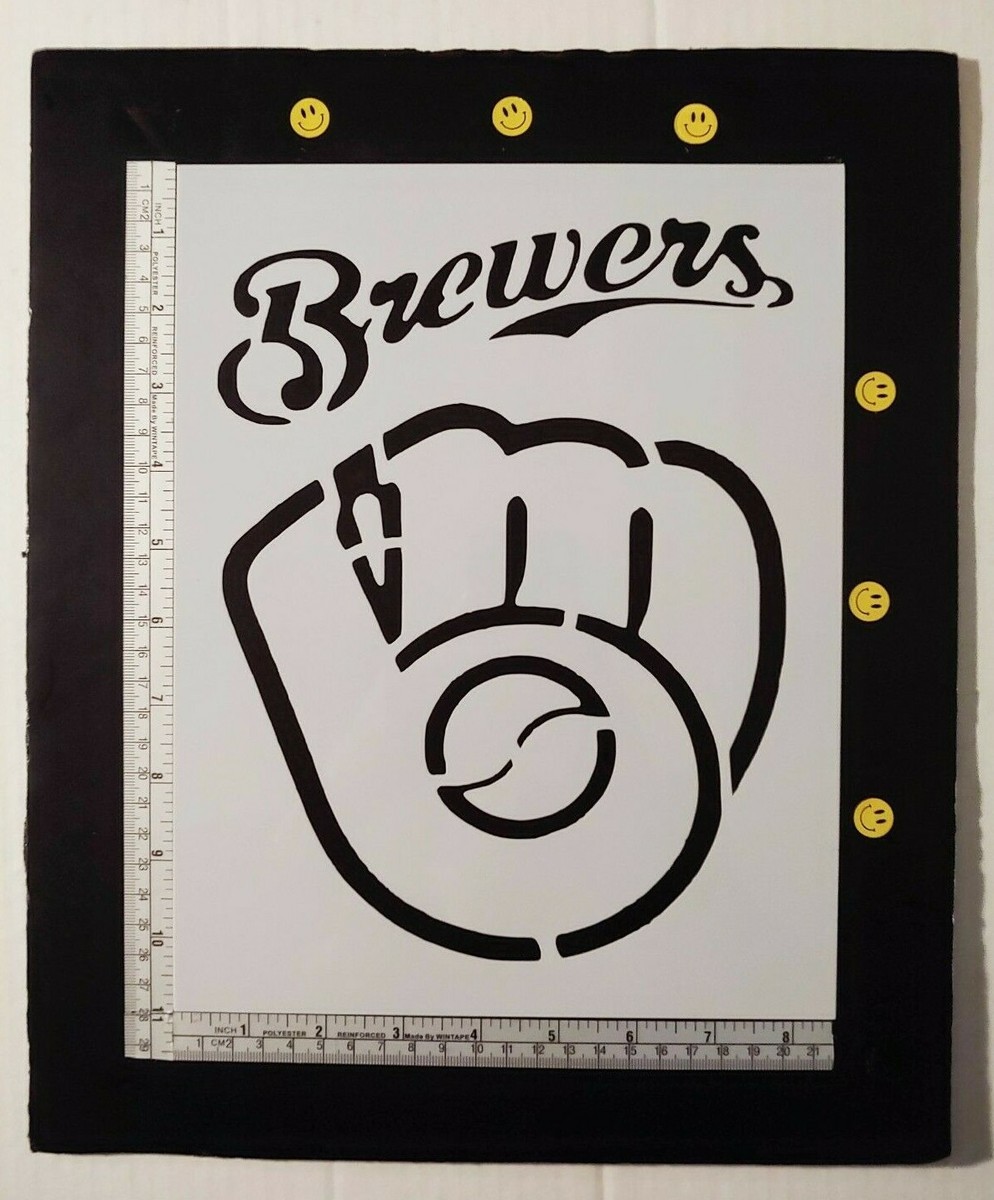 Milwaukee Brewers Baseball Glove Custom Stencil FAST FREE SHIPPING | eBay milwaukee-brewers-baseball-glove-custom-stencil-fast-free-shipping-ebay