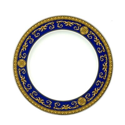 VERSACE BY ROSENTHAL MEDUSA BLUE 10.5'' DINNER PLATE #409620-10227 BRAND NIB F/SH