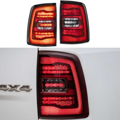 Morimoto LF725 Gen 2 XB LED Tail Lights RED Lens for 09-18 Ram 1500 2500 3500