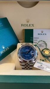 datejust 41mm blue