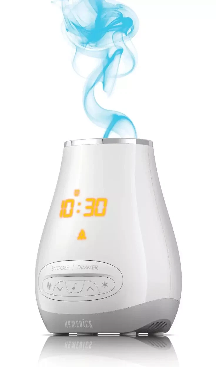 HoMedics SoundSpa Slumber Scents Alarm Clock Diffuser