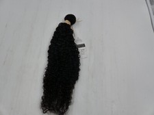 WOMENS 22" DARK BROWN CURLY 100 UNPROCESSED NATURAL HAIR EXTENSION WEFT