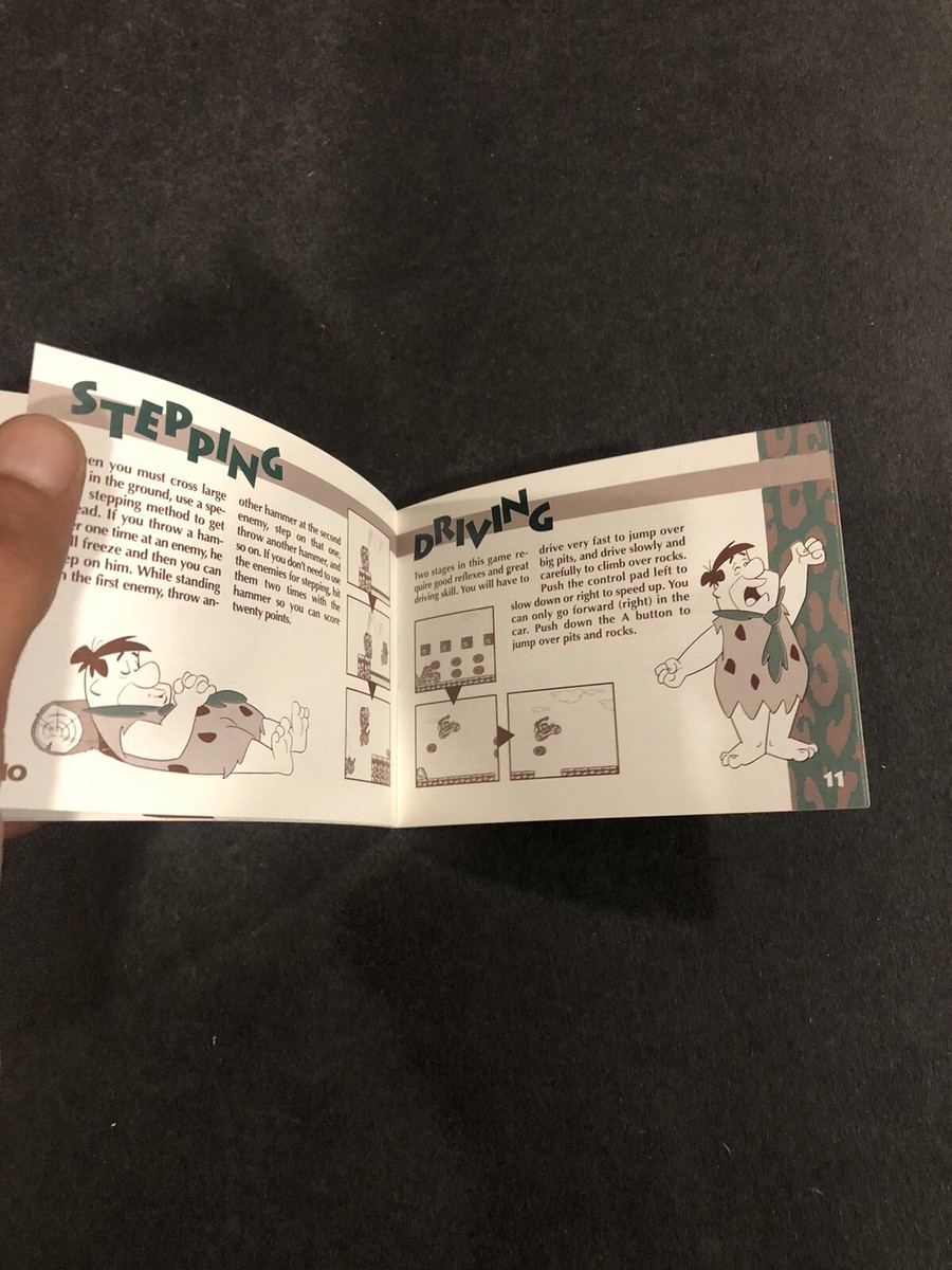 Flintstones gameboy King Rock Treasure Island Manual | eBay Flintstones gameboy King Rock Treasure Island Manual | eBay
