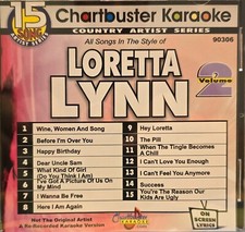 90306 LORETTA LYNN    CHARTBUSTER KARAOKE CDG LOT VA