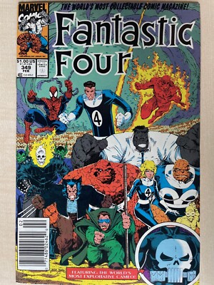 US Fantastic Four Nr. 349, Marvel USA 1991 (Copper Age, Original US)