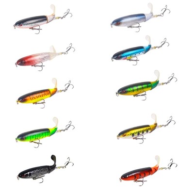 3D Eyes Hard Popper Hard Fishing Lure for Hooks and for Saltwater Freshw